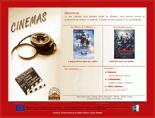 Tablet Screenshot of cinemas.terresromanes.fr